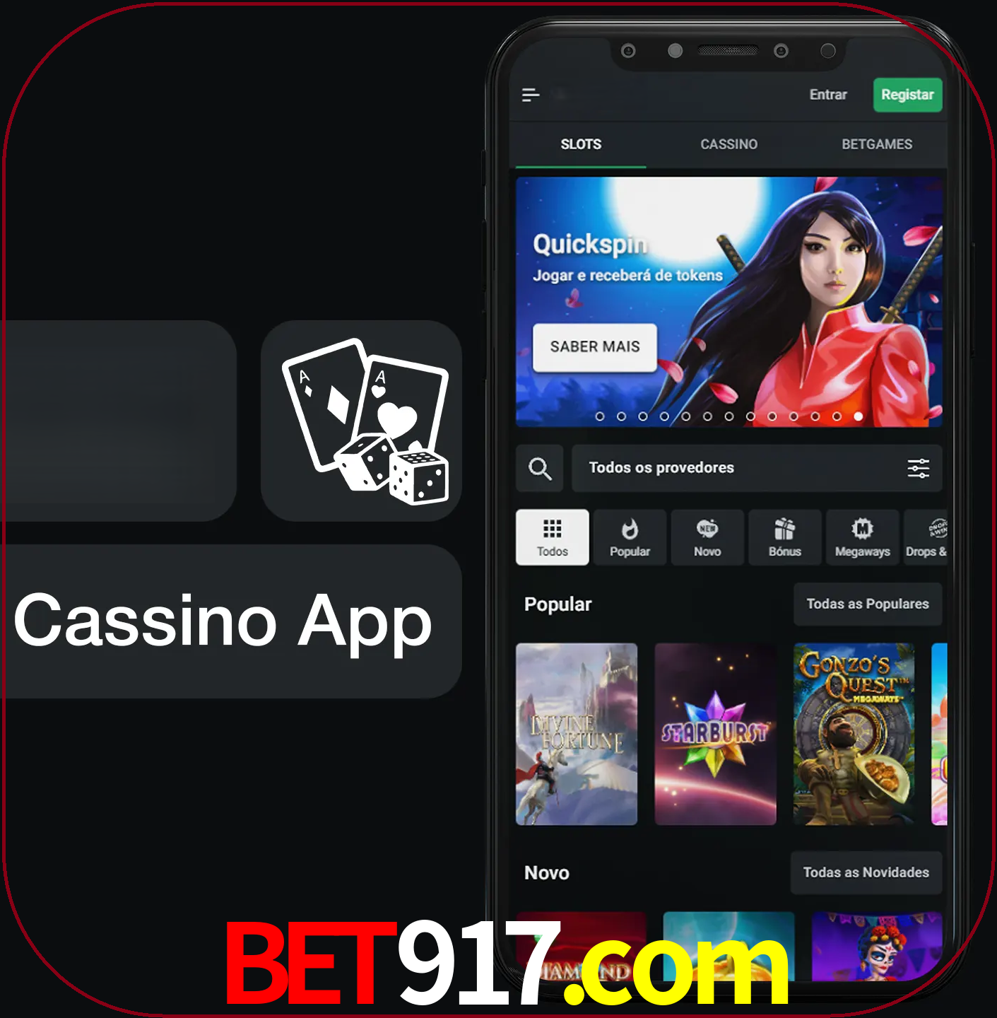 Jogue jogos de cassino e ganhe.