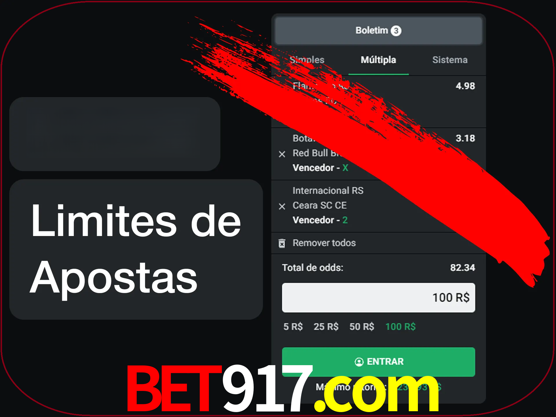 Não faça apostas loucas.